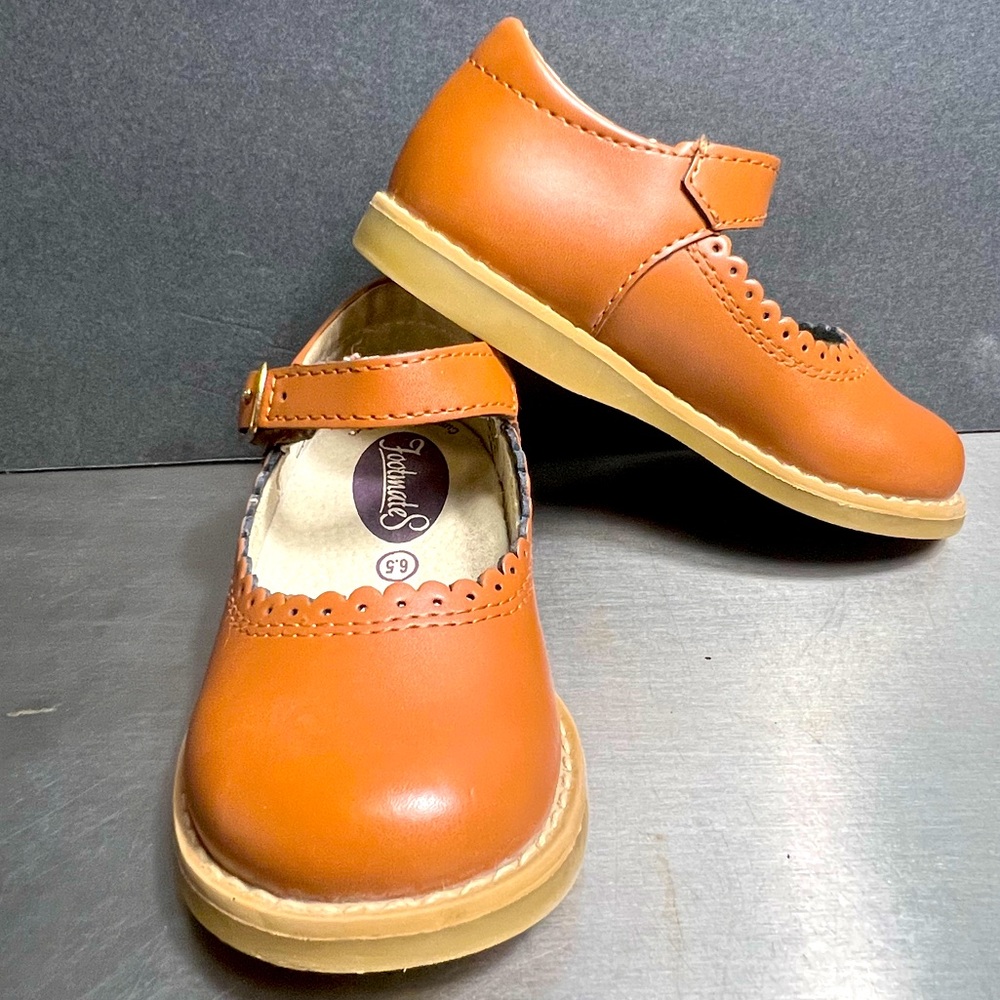 Footmates Mary Jane Brown Toddler Size 6.5